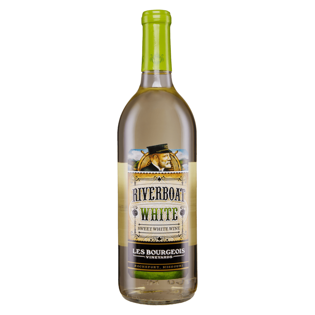 Riverboat White Sweet White Wine Les Bourgeois Vineyards