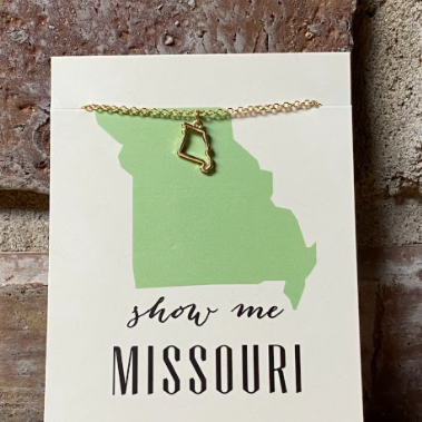 Missouri necklace charm